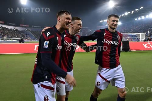 Bologna Lewis Ferguson Bologna Stefan Posch Renato Dall Ara match between Bologna 2-0 Fiorentina Bologna, Italy 