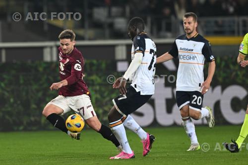 Torino Mohamed Kaba Lecce Ylber Ramadani Olimpic match between  Torino 2-0 Lecce Torino, Italy 