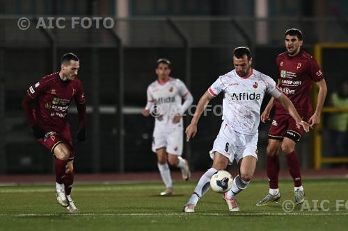 Pontedera Andrea Tiritiello Lucchese Alessandro Lombardi Ettore Mannucci match between Pontedera  2-2  Lucchese Pontedera, Italy 