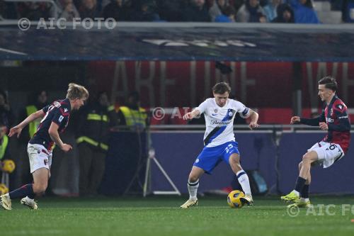 Bologna Nicolo Barella Inter Alexis Saelemaekers Renato Dall Ara match between Bologna 0-1 Inter Bologna, Italy 