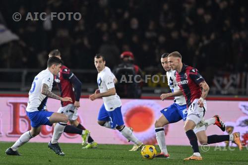 Bologna Matteo Darmian Inter Alessandro Bastoni Renato Dall Ara match between Bologna 0-1 Inter Bologna, Italy 