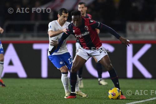 Bologna Henrikh Mkhitaryan Inter 2024 Bologna, Italy 