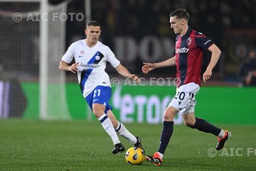 Bologna Kristjan Asllani Inter 2024 Bologna, Italy 
