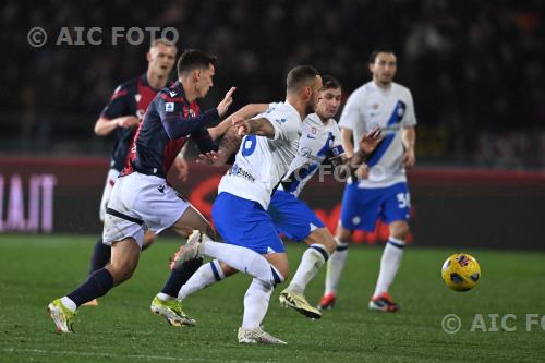 Inter Nikola Moro Bologna Nicolo Barella Renato Dall Ara match between Bologna 0-1 Inter Bologna, Italy 