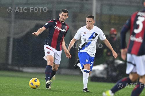 Bologna Kristjan Asllani Inter 2024 Bologna, Italy 