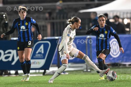 Inter Women Sanne Troelsgaard Roma Women Haley Bugeja Arena Civica Gianni Brera match between Inter Women 1-2 Roma Women Milano, Italy 