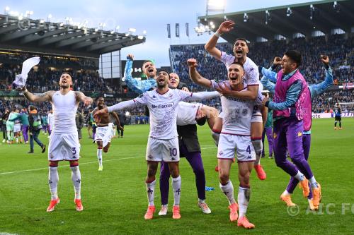 Fiorentina Cristiano Biraghi Fiorentina Lucas Beltran Fiorentina Nikola Milenkovic Fiorentina Rolando Mandragora Uefa  Conference League 2023  2024 