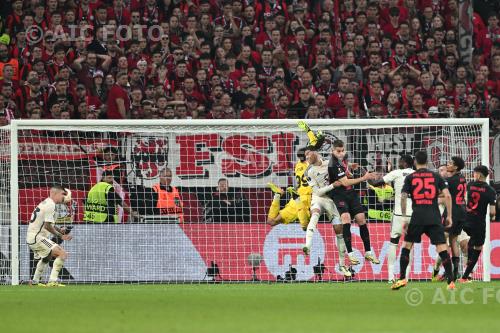 Bayer 04 Leverkusen Chris Smalling Roma Mile Svilar UEFA Europa League 2023 2024 Semifinal , 2nd Leg BayArena match between Bayer Leverkusen 2-2 Roma 