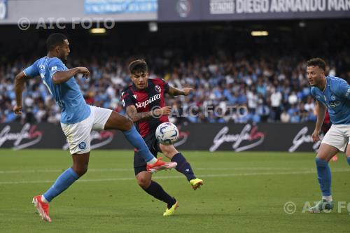 Napoli Santiago Castro Bologna Amir Rrahmani Diego Armando Maradona match between  Napoli 0-2 Bologna Napoli, Italy 