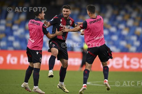 Bologna Riccardo Orsolini Bologna Nikola Moro Diego Armando Maradona match between  Napoli 0-2 Bologna Napoli, Italy 