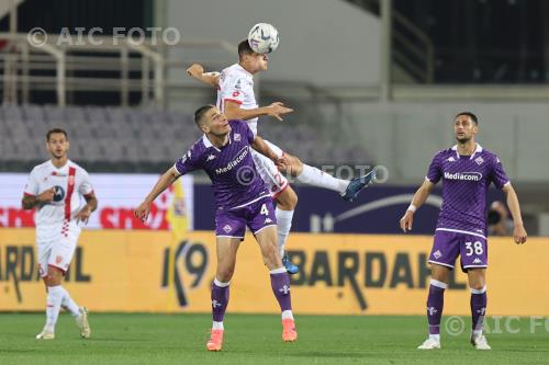 Monza Nikola Milenkovic Fiorentina 2024 Firenze, Italy 