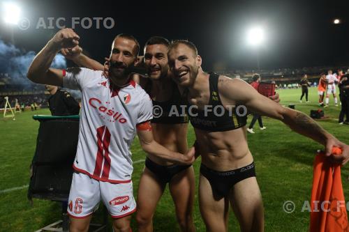 Bari Mattia Maita Bari Giuseppe Sibilli Libero Liberati match between Ternana 0-3 Bari Terni, Italy 