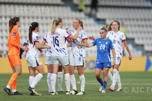 Norway Women Mathilde Harviken Norway Women Giada Greggi Paolo Mazza match between  Italy Women 1-1 Norway Women Ferrara, Italy 