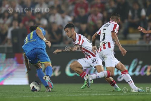 Carrarese Matteo Della Morte L.R. Vicenza Fausto Rossi Romeo Menti match between Vicenza 0-0 Carrarese Vicenza, Italy 