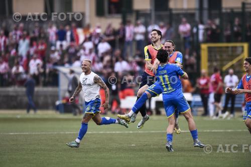 Carrarese Alessandro Capello Carrarese Manuel Cicconi Dei Marmi match between  Carrarese 1-0 Vicenza Carrara, Italy 