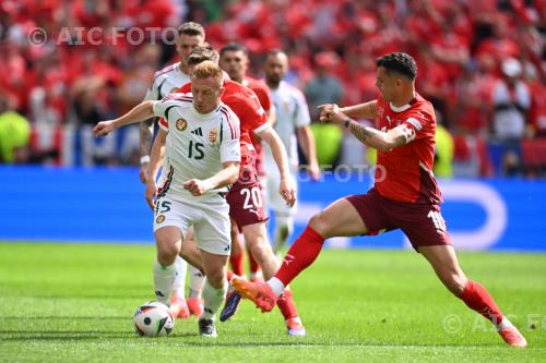 Hungary Granit Xhaka Switzerland 2024 Cologne, Germany. 