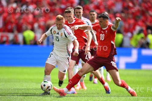 Hungary Granit Xhaka Switzerland 2024 Cologne, Germany. 