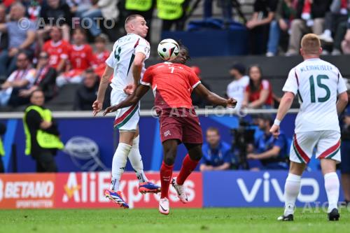 Hungary Breel Embolo Switzerland 2024 Cologne, Germany. 