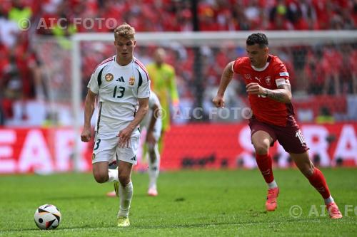 Hungary Granit Xhaka Switzerland 2024 Cologne, Germany. 