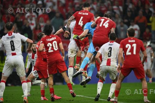 Georgia Samet Akaydin Turkiye Giorgi Mamardashvili UEFA Euro Germany 2024 Group F, Matchday 1 Dortmund, Germany. 