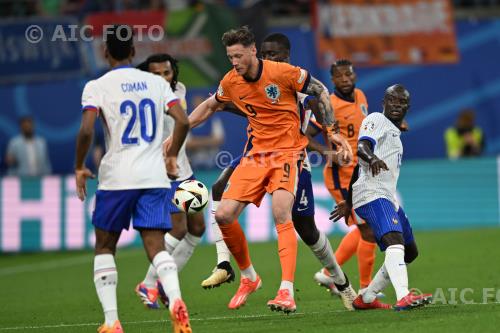 Netherlands Dayot Upamecano France N Golo Kante Leipzig final match between   Netherlands 0-0 France Leipzig, Germany. 