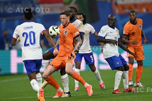 Netherlands Dayot Upamecano France N Golo Kante Leipzig final match between   Netherlands 0-0 France Leipzig, Germany. 