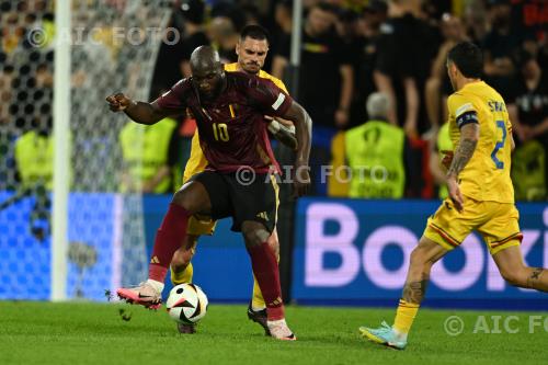 Belgium Andrei Burca Romania Andrei Ratiu Cologne final match between     Belgium 2-0 Romania Cologne, Germany. 