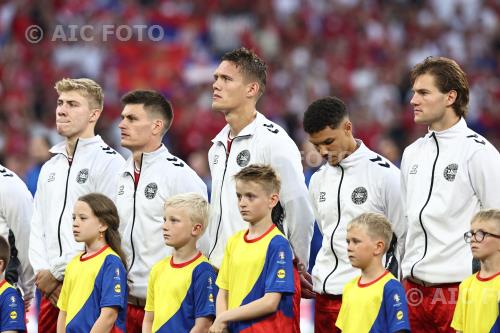 Denmark Joakim Maehle Denmark Jannik Vestergaard Denmark 2024 UEFA Euro Germany 2024 Group E, Match 3 