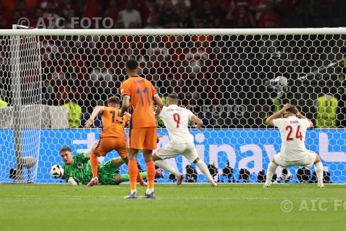 Netherlands Micky van de Ven Netherlands Cenk Tosun UEFA Euro Germany 2024 Quarters Finals Berlin , Germany. 