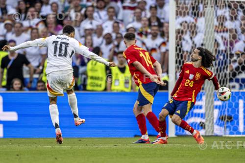 Germany Aymeric Laporte Spain Marc Cucurella Stuttgart , Germany. Handball Penalty Denied 