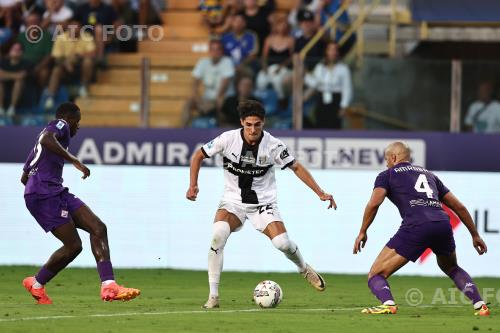 Fiorentina Matteo Cancellieri Parma Sofyan Amrabat Ennio Tardini match between    Parma 1-1 Fiorentina Parma, Italy 