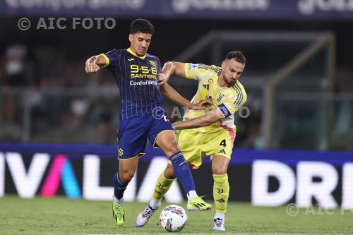 Hellas Verona Federico Gatti Juventus 2024 Verona, Italy 