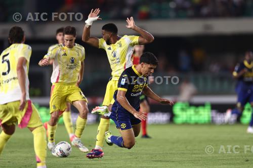 Hellas Verona Gleison Bremer Juventus Kenan Yıldız Marcantonio Bentegodi match between    Hellas Verona 0-3 Juventus Verona, Italy 