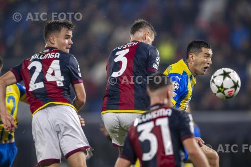 Bologna Stefan Posch Bologna Taras Stepanenko Renato Dall Ara match between Bologna  0-0 Shakhtar Donetsk Bologna , Italy 