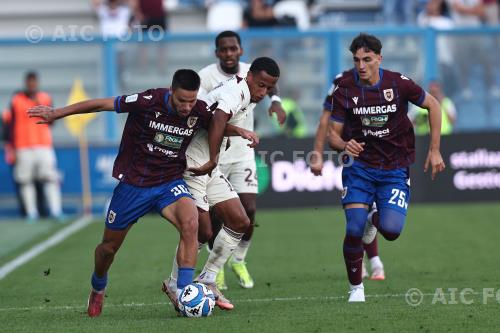 Reggiana Lilian Njoh Salernitana Lorenzo Ignacchiti Mapei match between Reggiana 0-0 Salernitana Reggio Emilia, Italy 