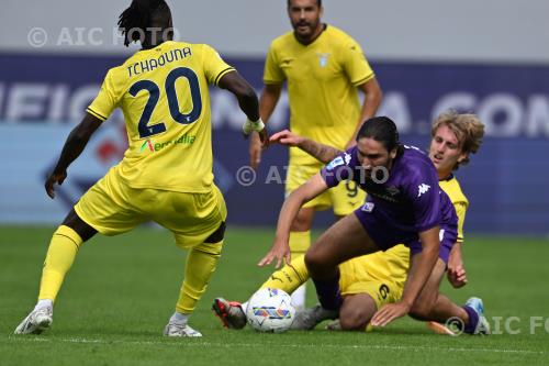 Lazio Yacine Adli Fiorentina Nicolo Rovella Artemio Franchi match between    Fiorentina 2-1 Lazio Firenze, Italy 