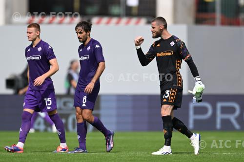 Fiorentina Luca Ranieri Fiorentina Pietro Comuzzo Artemio Franchi match between    Fiorentina 2-1 Lazio Firenze, Italy 