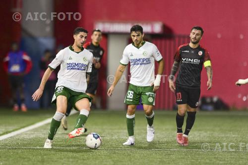 Avellino Patrick Enrici Avellino Luca Giannone Amerigo Liguori match between  Turris 0-0 Avellino Torre del Greco, Italy 