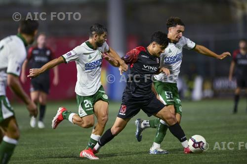 Avellino Alessandro Campanile Avellino Vincenzo Onofrietti Amerigo Liguori match between  Turris 0-0 Avellino Torre del Greco, Italy 