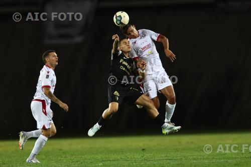 Carpi Andrea Silipo Ascoli Nicolo Verza Sandro Cabassi match between  Carpi 2-2 Ascoli Carpi, Italy 