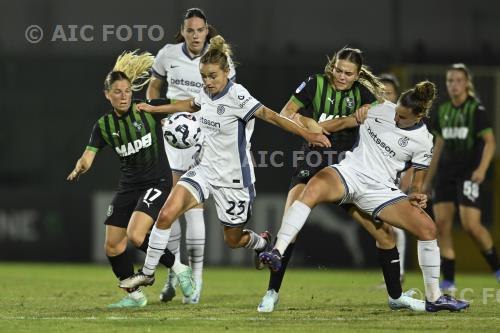 Inter Women Maja Hagemann Sassuolo Women Martina Tomaselli Enzo Ricci match between Sassuolo Women 1-3 Inter  Women Sassuolo, Italy 