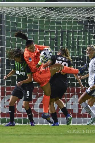 Inter Women Daniela Sabatino Sassuolo Women Emma Girotto Enzo Ricci match between Sassuolo Women 1+3 Inter  Women Sassuolo, Italy 