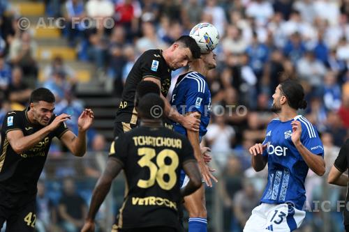 Como Flavius Daniliuc Hellas Verona Diego Coppola Giuseppe Sinigaglia match between    Como 3-2 Hellas Verona Como, Italy 