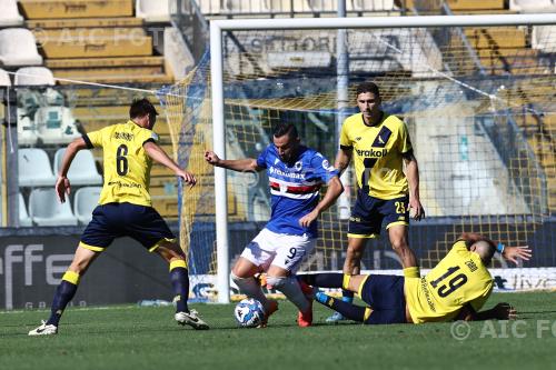 Modena Massimo Coda Sampdoria Giovanni Zaro Italian championship 2024 2025 Serie B Day 7° Alberto Braglia match between Modena 1-3 Sampdoria 