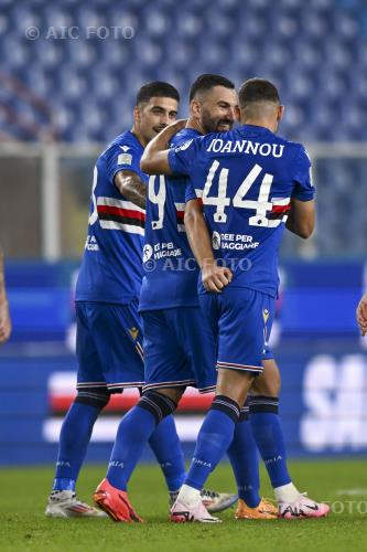 Sampdoria Fabio Depaoli Sampdoria Bartosz Bereszynski Luigi Ferraris match between Sampdoria 1-2  Juve Stabia Genova, Italy 