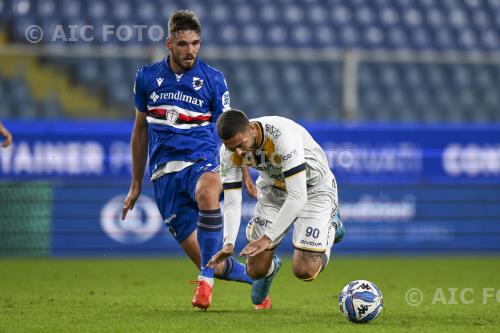 Juve Stabia Stipe Vulikic Sampdoria 2024 Genova, Italy 