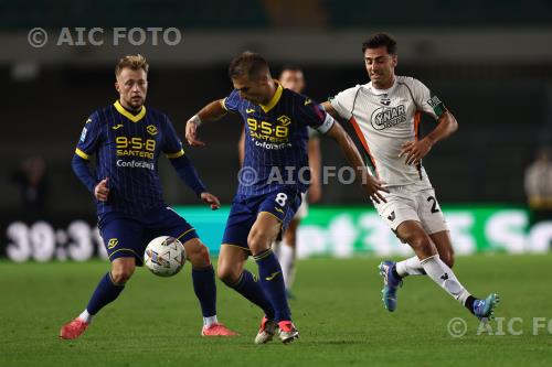 Hellas Verona Antonio Candela Venezia Casper Tengstedt Marcantonio Bentegodi match between    Hellas Verona 2-1 Venezia Verona, Italy 