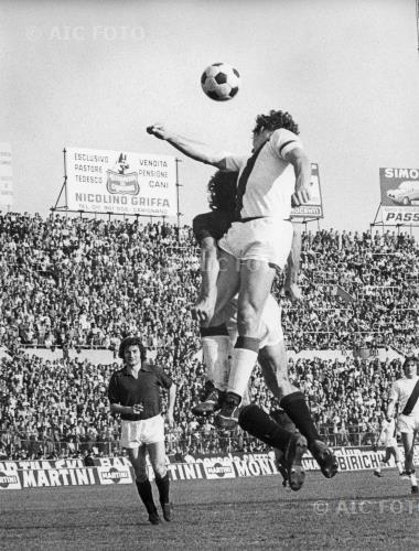 Torino Giuseppe Savoldi Bologna Alberto Mantovani Municipal match between Torino 2-0 Bologna Torino, Italy 