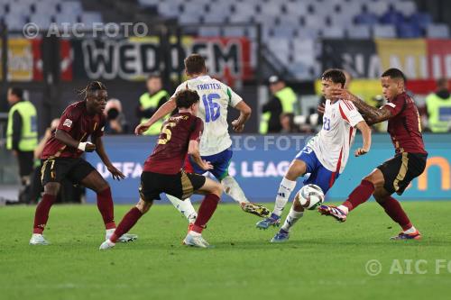 Belgium Maxim De Cuyper Belgium Davide Frattesi Belgium 2024 UEFA Nations League 2024-2025 Olimpic 