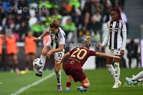 Juventus Women Giada Greggi Roma Women Lindsay Thomas Allianz match between Juventus Women 2-1 Roma Women Torino, Italy 